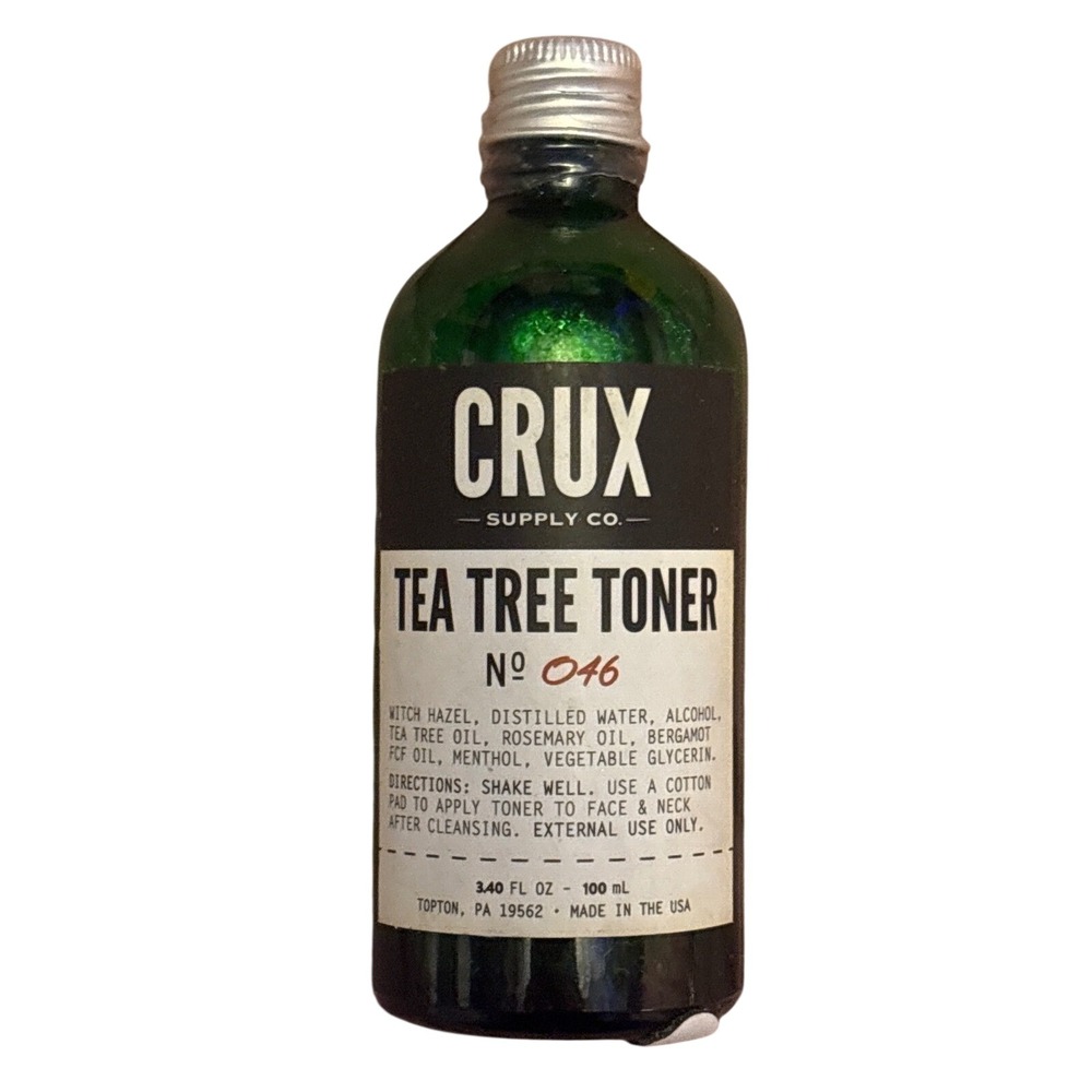 NEW Crux Unisex Green Tea Tree Toner Skincare Facial 3.4oz
